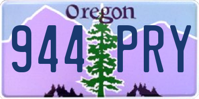OR license plate 944PRY