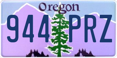OR license plate 944PRZ