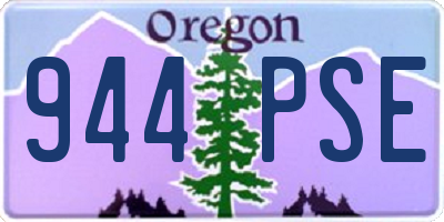 OR license plate 944PSE