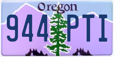 OR license plate 944PTI