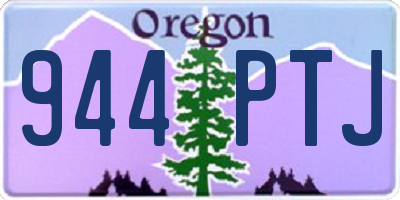 OR license plate 944PTJ