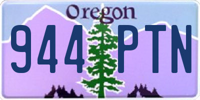 OR license plate 944PTN