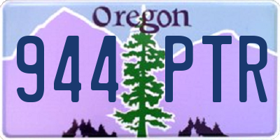 OR license plate 944PTR