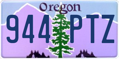 OR license plate 944PTZ