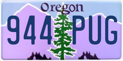 OR license plate 944PUG