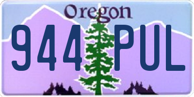 OR license plate 944PUL