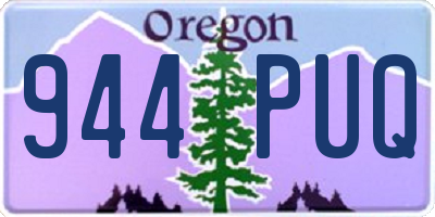 OR license plate 944PUQ