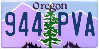 OR license plate 944PVA