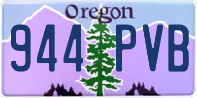 OR license plate 944PVB