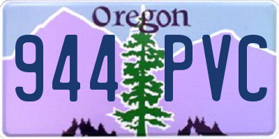 OR license plate 944PVC