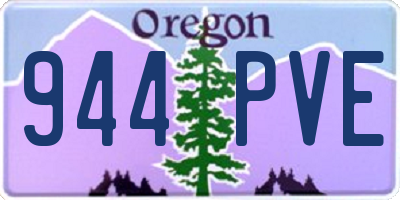 OR license plate 944PVE