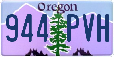 OR license plate 944PVH