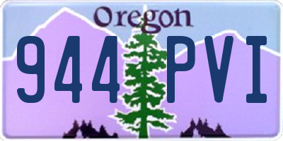 OR license plate 944PVI