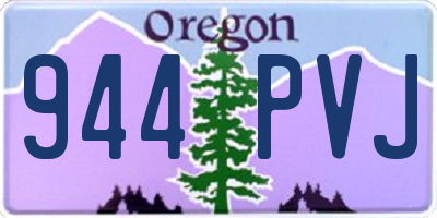 OR license plate 944PVJ