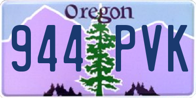 OR license plate 944PVK