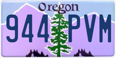 OR license plate 944PVM