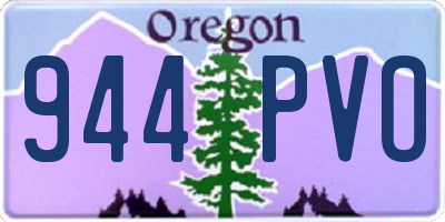 OR license plate 944PVO