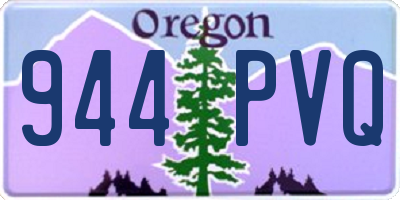 OR license plate 944PVQ