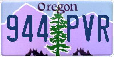 OR license plate 944PVR