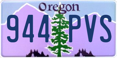OR license plate 944PVS
