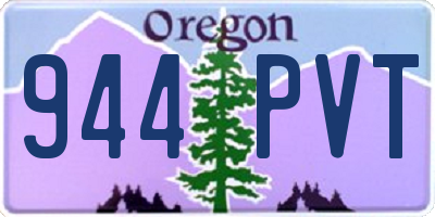 OR license plate 944PVT