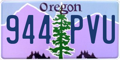 OR license plate 944PVU