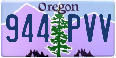 OR license plate 944PVV