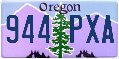 OR license plate 944PXA
