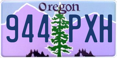OR license plate 944PXH