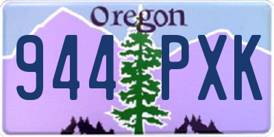 OR license plate 944PXK