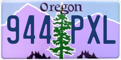 OR license plate 944PXL