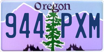 OR license plate 944PXM