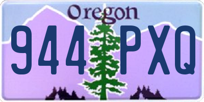 OR license plate 944PXQ