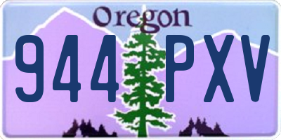 OR license plate 944PXV