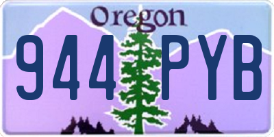 OR license plate 944PYB