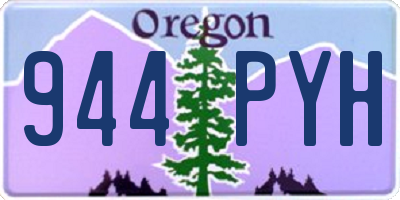 OR license plate 944PYH