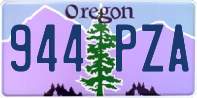OR license plate 944PZA