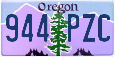 OR license plate 944PZC