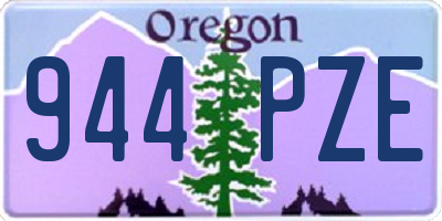 OR license plate 944PZE