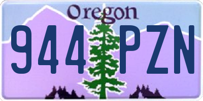 OR license plate 944PZN