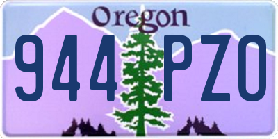 OR license plate 944PZO