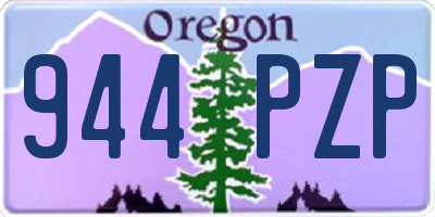 OR license plate 944PZP