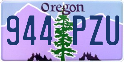 OR license plate 944PZU