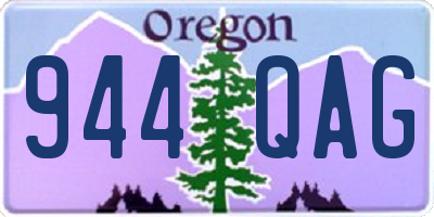 OR license plate 944QAG