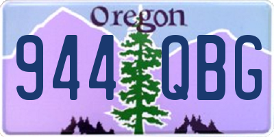 OR license plate 944QBG
