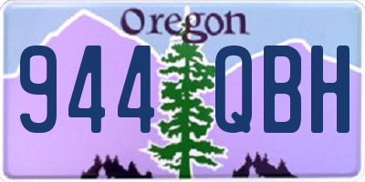 OR license plate 944QBH