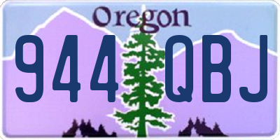 OR license plate 944QBJ