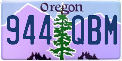 OR license plate 944QBM