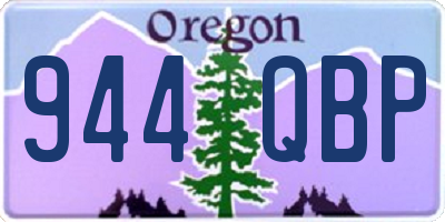 OR license plate 944QBP