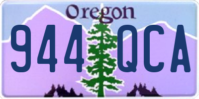 OR license plate 944QCA